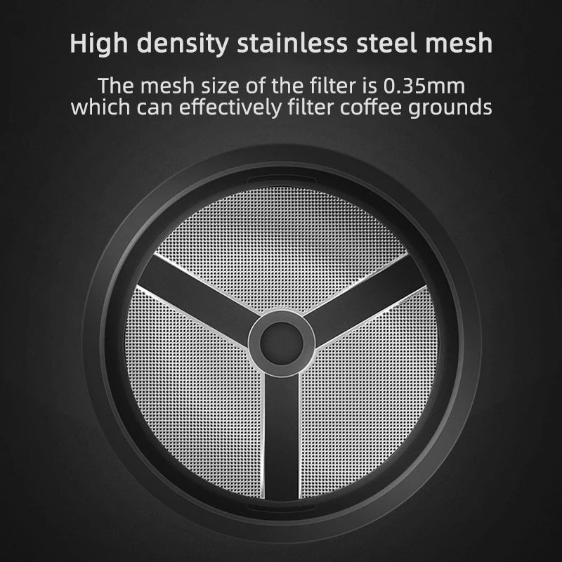 BREWTRAIL – Lightweight 450ml French Press Coffee Maker with Stainless Steel Filter 6