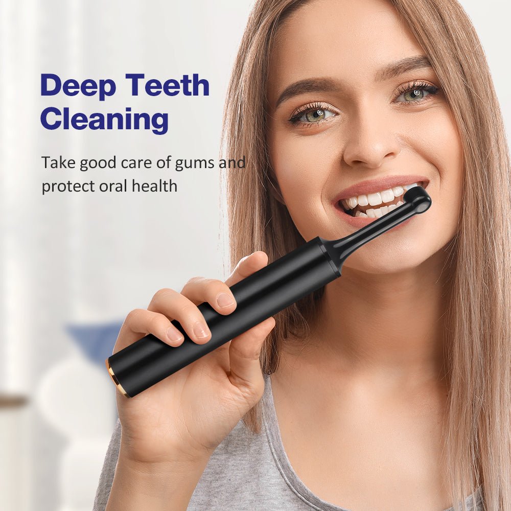 BrightDent Pro - Pulitore dentale wireless 5 in 1 per un sorriso radioso