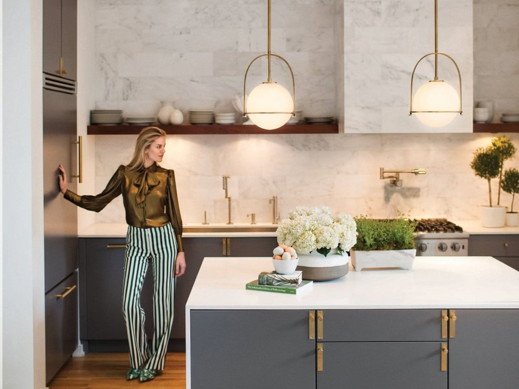 Somerset Pendant Light Fixture - Etched Opal Shade with Adjustable Downrods 5