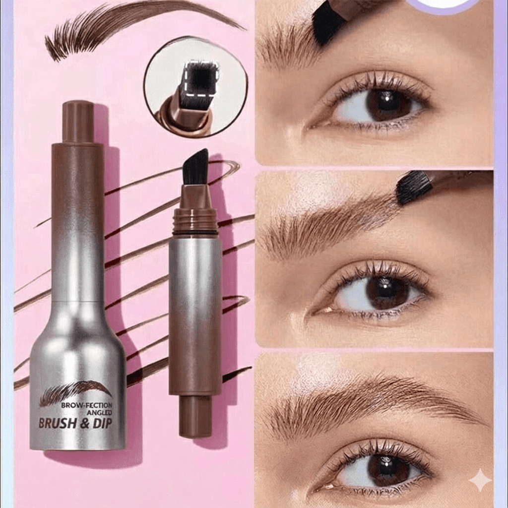 BROWLAM – Crayon à sourcils étanche avec formule 3D pour une définition naturelle et longue durée