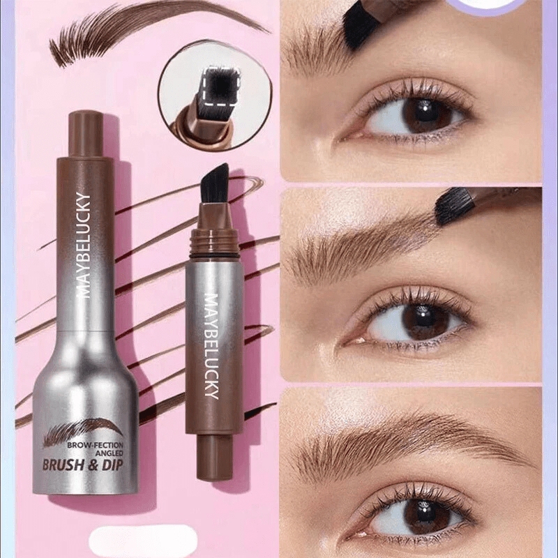  Eybrow pencil waterproof - Browglam 3D formula for natural definition-3