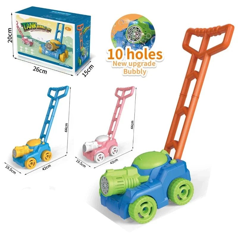 Bubblemow Fun – Bubble Lawn Mower Toy for Outdoor Play and Active Fun