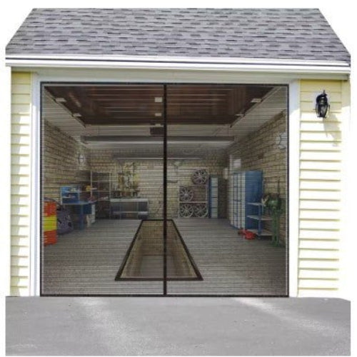 AeroShield Bug-Free Garage Screen | Magnetic mesh garage door screen for fresh airflow and insect protection