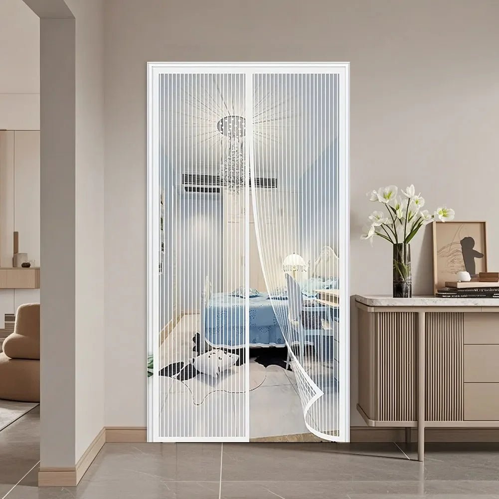 Heavy Duty Magnetic Screen Door - Hands-Free Bug Protection & Easy Installation 0