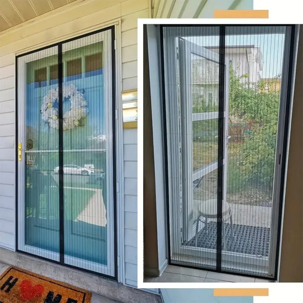 Heavy Duty Magnetic Screen Door - Hands-Free Bug Protection & Easy Installation 4