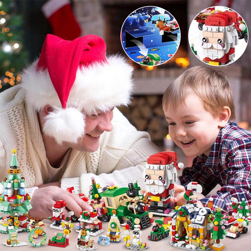 Buildblocks Holiday - Calendario dell'Avvento con blocchi da costruzione per la gioia creativa del Natale
