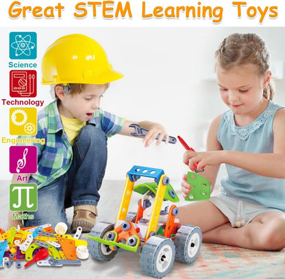Buildbuddy Construction Set – Colorful Building Blocks for Kids – Promote Creativity and Motor Skills