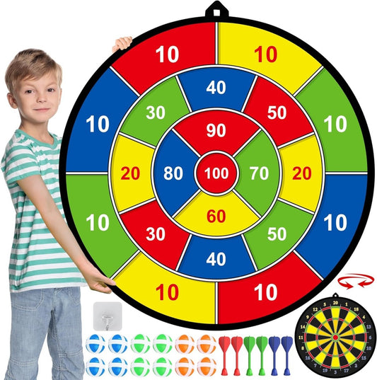 Bullseye Buddies Giant Dartboard – Safe Indoor & Outdoor Game for Kids