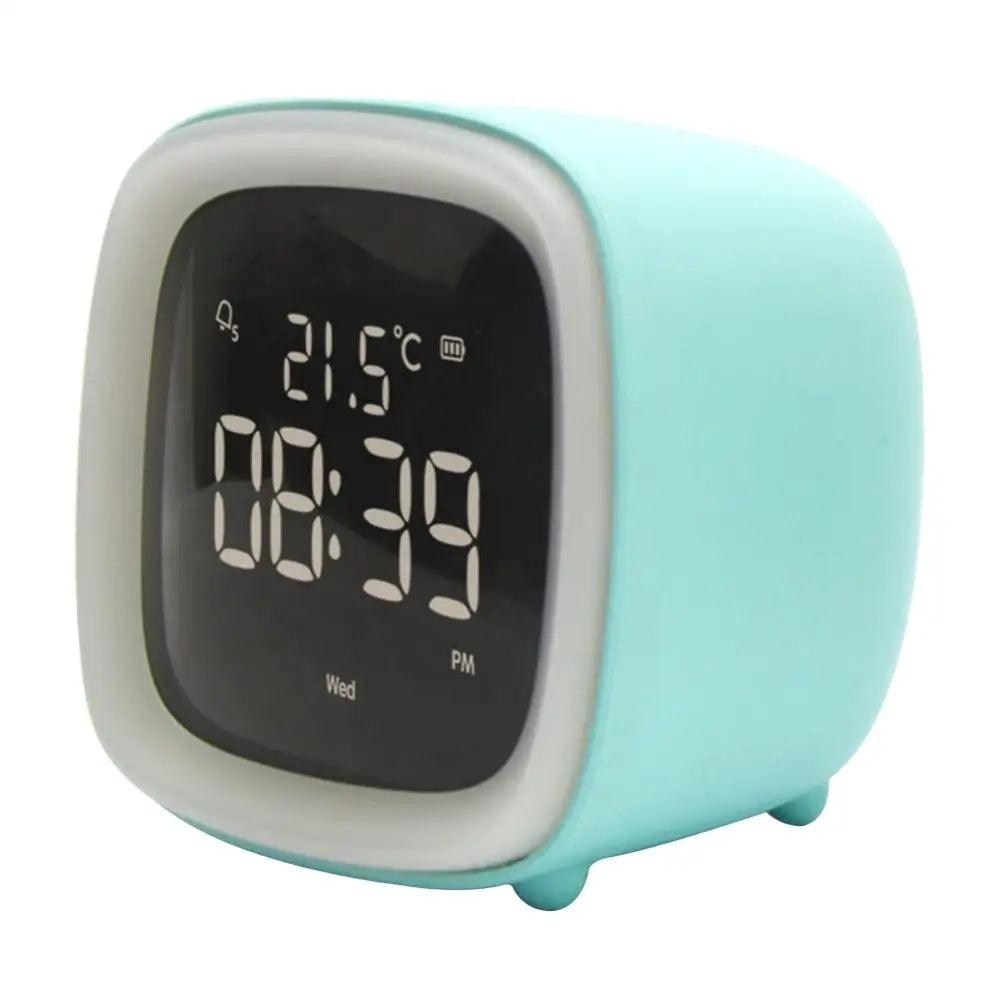 Rabbit Ear LED Night Light Alarm Clock with Digital Display & Timer 18