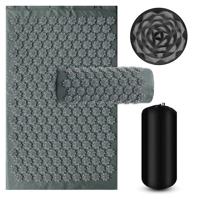 BACKZEN Acupressure Mat & Pillow Set for Muscle Relief and Deep Relaxation 9