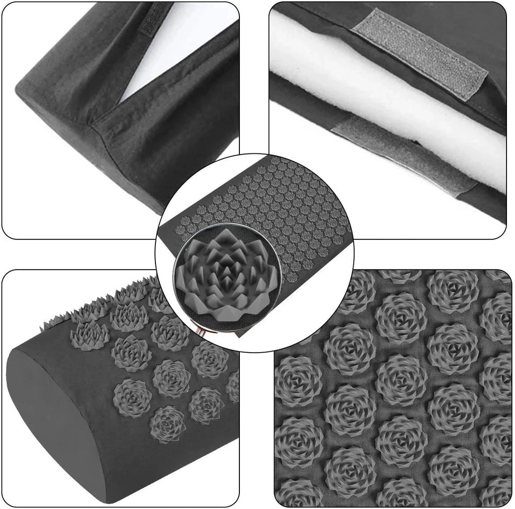BACKZEN Acupressure Mat & Pillow Set for Muscle Relief and Deep Relaxation 6