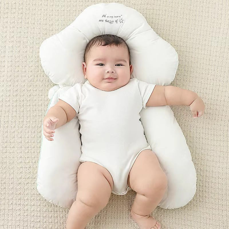 CozyNest - Organic Cotton U-Shape Baby Pillow for Neck Support & Flat-Head Prevention 3