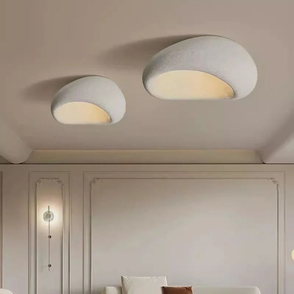 ZENORA – Minimalist Resin Ceiling Light for Serene Spaces 2