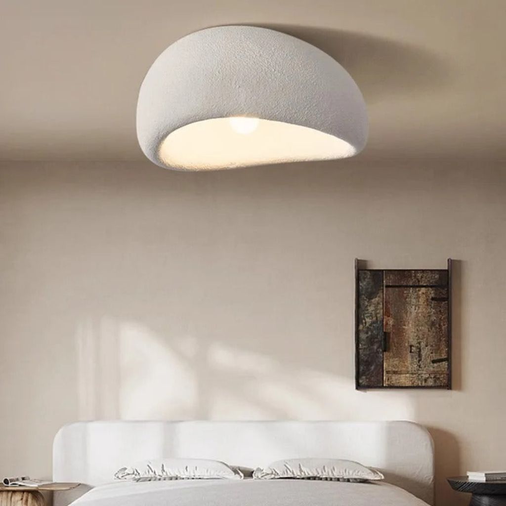 ZENORA – Minimalist Resin Ceiling Light for Serene Spaces 1