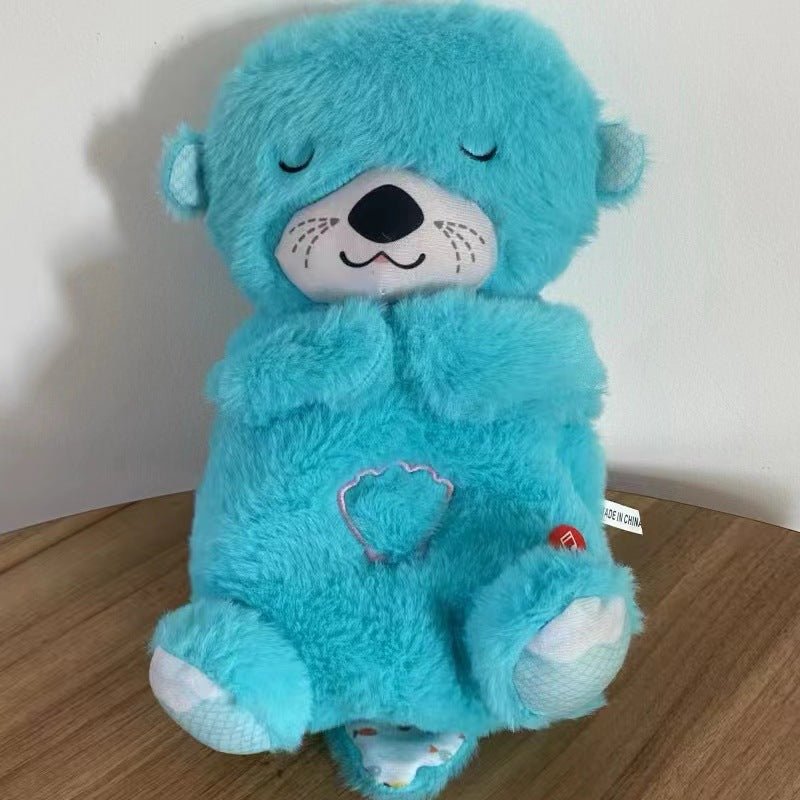 Peluche Nutria Calmaura para Respiración | Compañero de relajación con vibraciones suaves y luz calmante