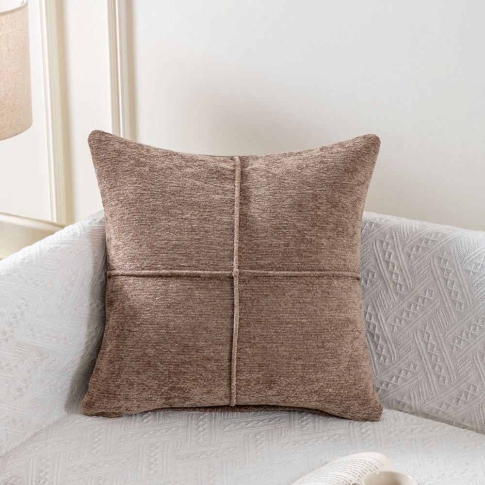 Serene Stitch - Soft Microfiber Cushion Cover with Hidden Zipper Closure 0
