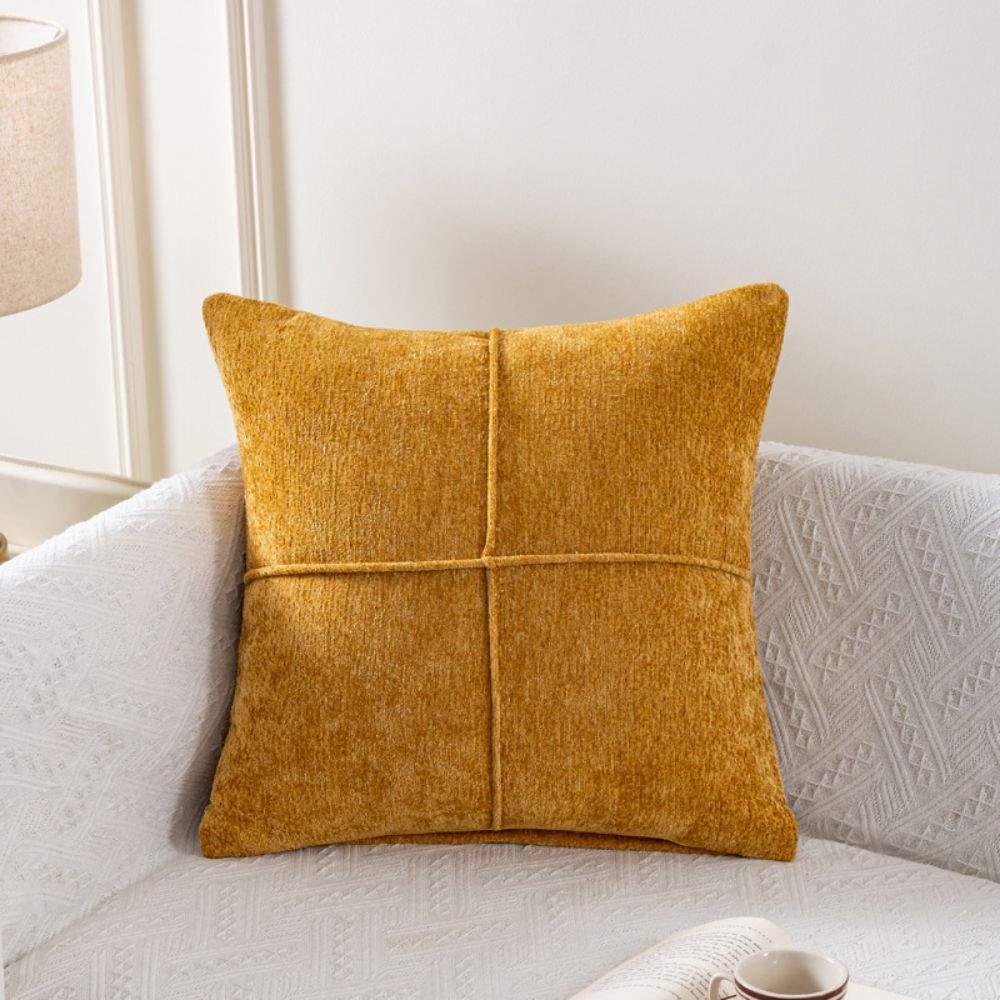 Serene Stitch - Soft Microfiber Cushion Cover with Hidden Zipper Closure 10