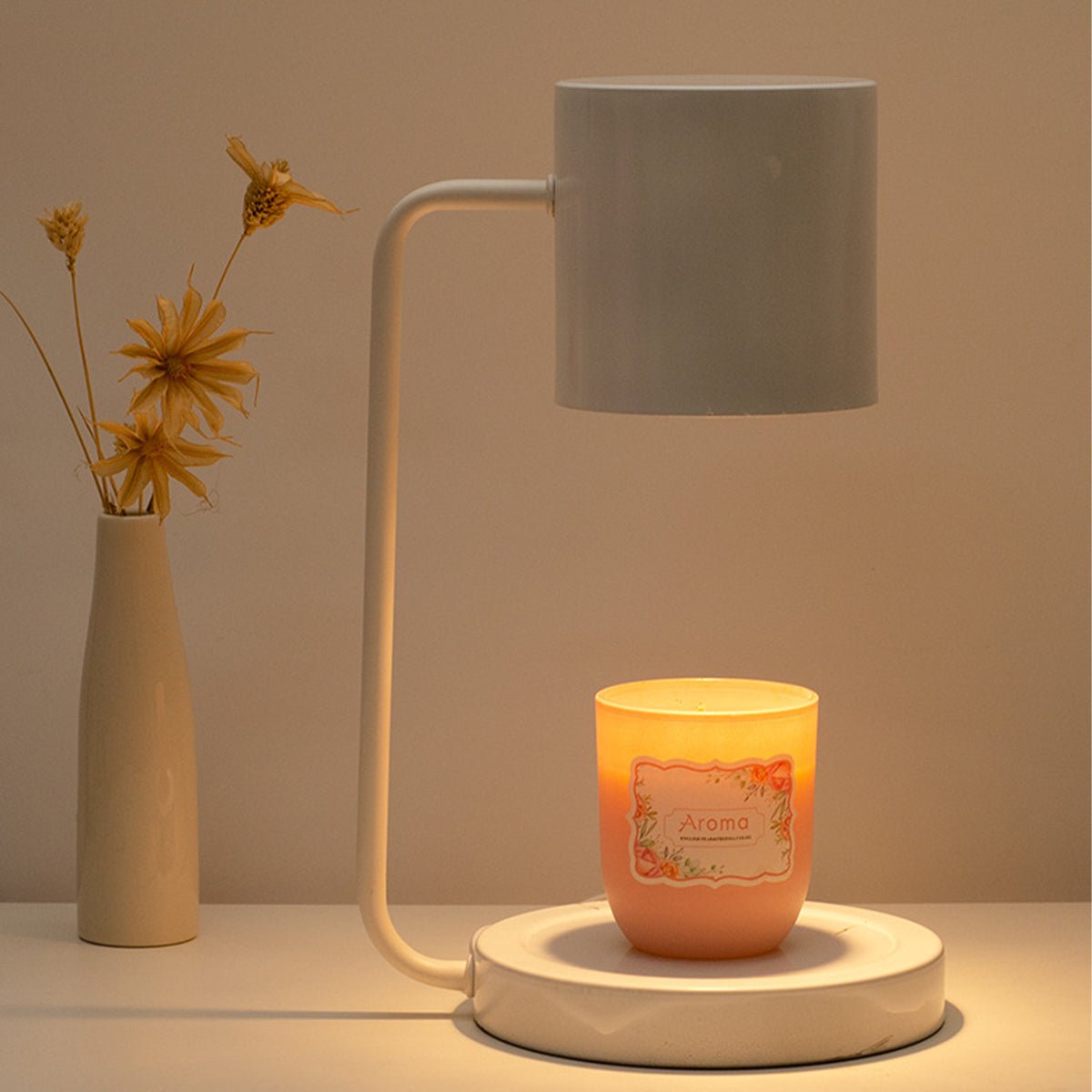 CALMWICK – Flame-Free Candle Warmer Lamp for Safe Home Fragrance