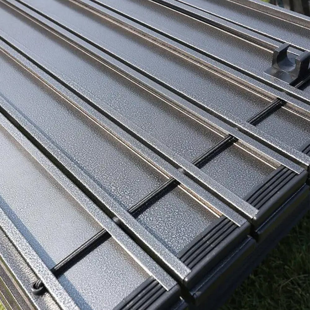 Campflex Table-foldable camping table with X frame & heat-resistant surface 3