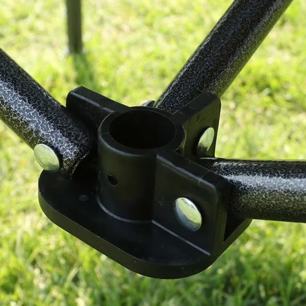 Campflex Table-foldable camping table with X frame & heat-resistant surface 5