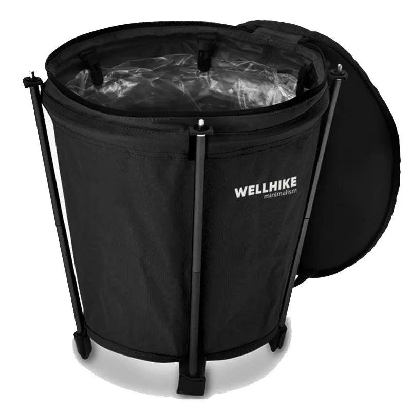 Camptrash bin-foldable camping waste bucket made of oxford fabric with 20l volume & PVC interior feed 5