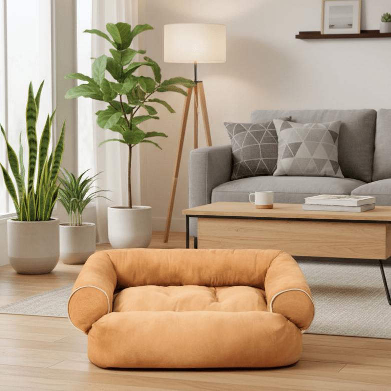 CANICLOUD – Orthopedic Dog Sofa Bed with Pressure-Relief Padding for Senior Dogs 0