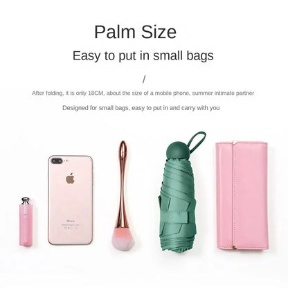 Parapluie compact Capbrella - Capsule ultra-légère pour une protection contre la pluie élégante et peu encombrante