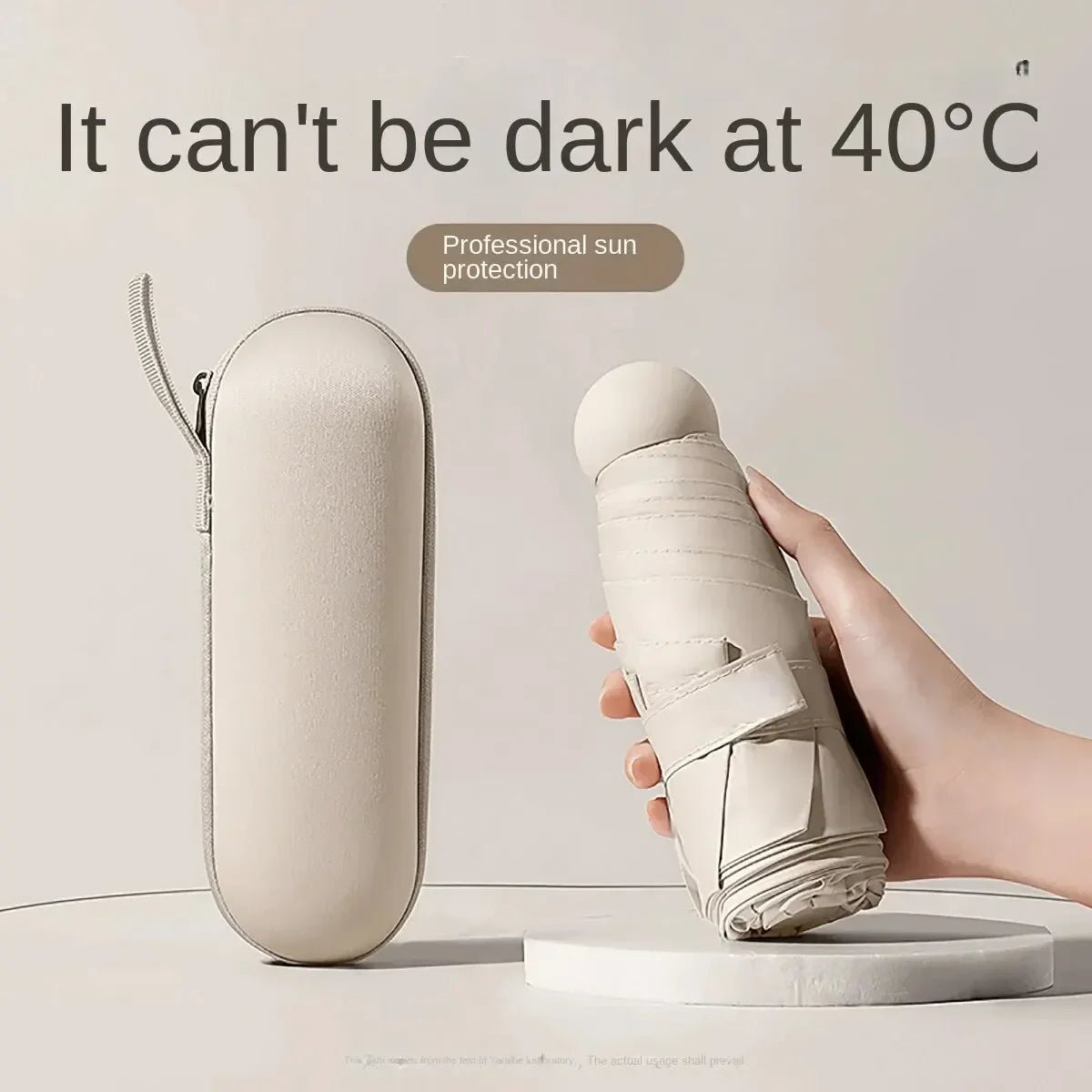 Parapluie compact Capbrella - Capsule ultra-légère pour une protection contre la pluie élégante et peu encombrante
