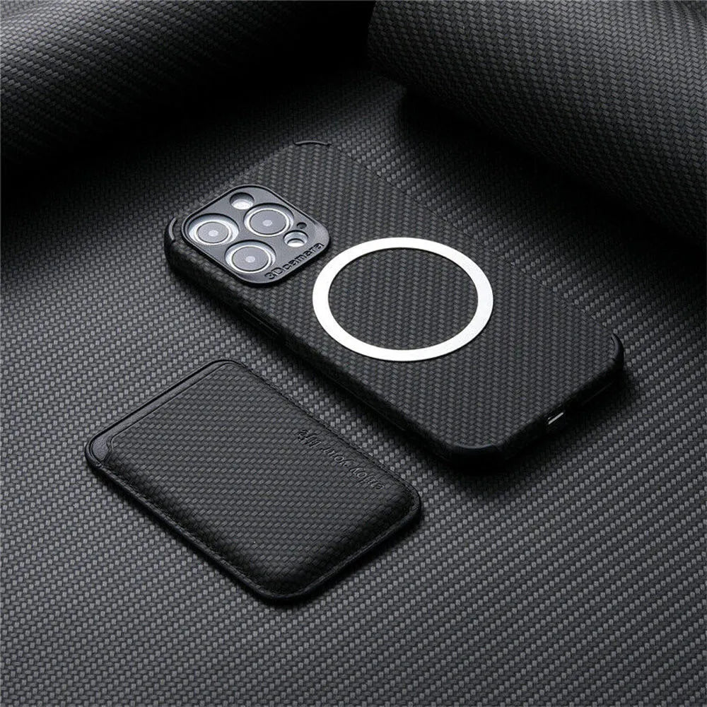 ULTRATUFF – Compatible Carbon Fiber Case for iPhone 14 Pro & 13 2