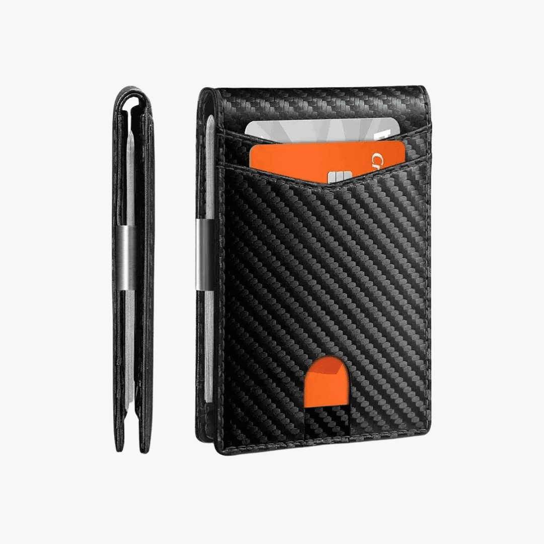CarbonVault - Ultra Slim Carbon Fiber Anti RFID Wallet for Secure Card Protection 5