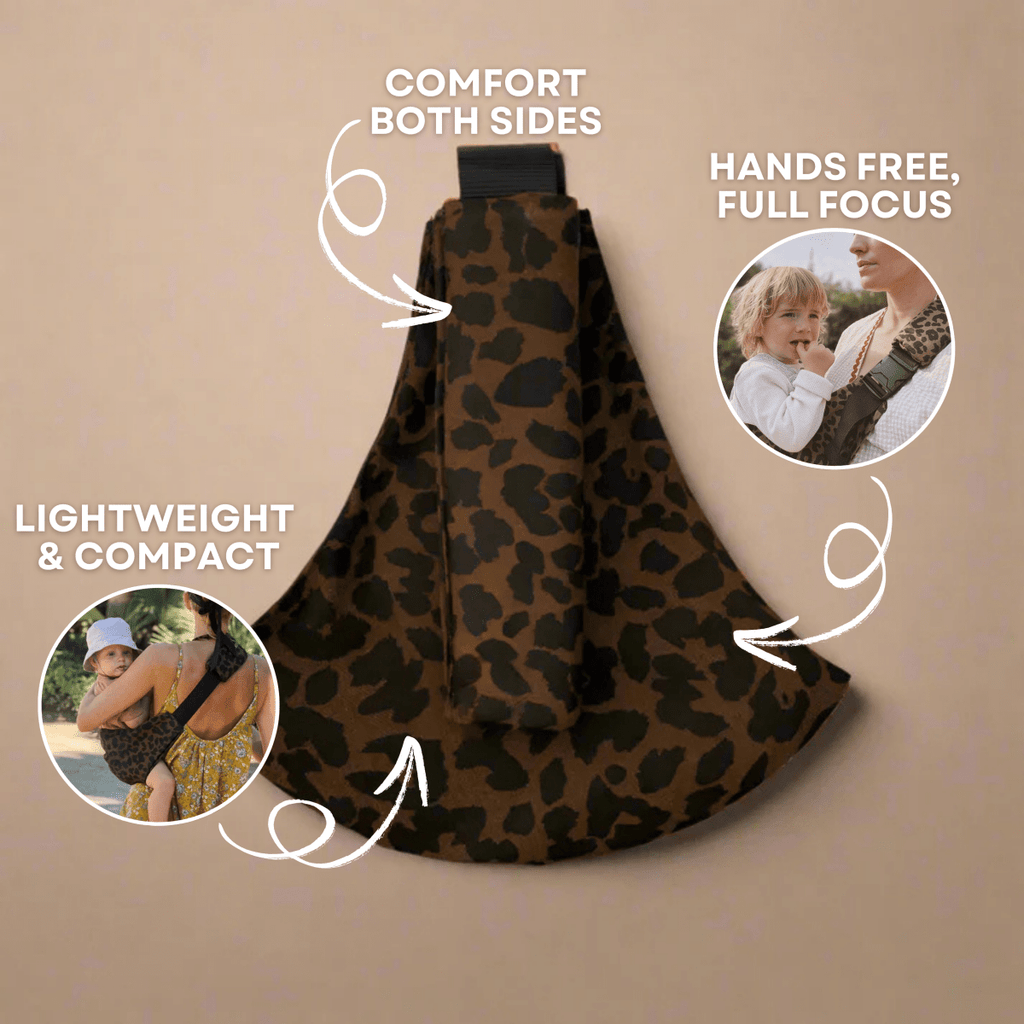 Carrynest Baby Sling - Ergonomische Heupzitdrager voor Comfortabel, Hands-Free Babywearing