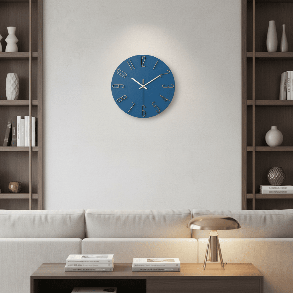 CASAORA – Modern Minimalist Wall Clock with Silent Movement