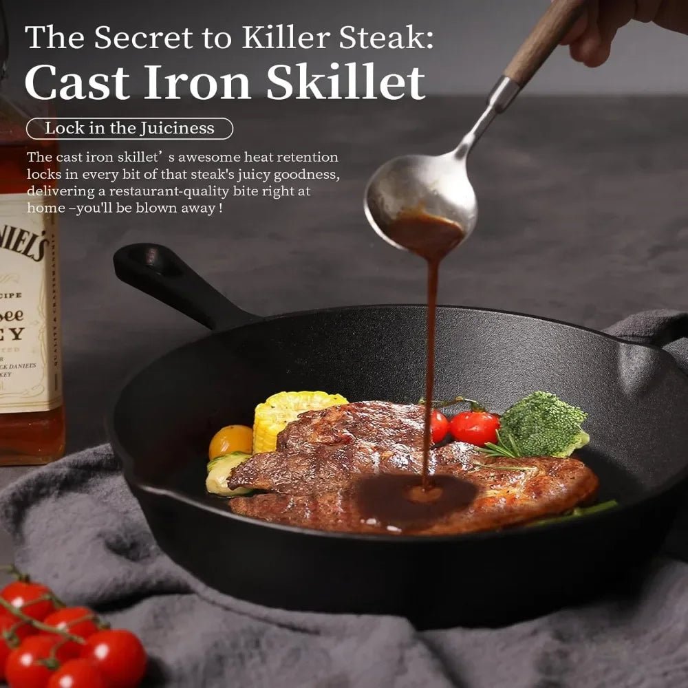 IRONPRO – Premium Cast Iron Skillet for Indoor & Outdoor Cooking 3