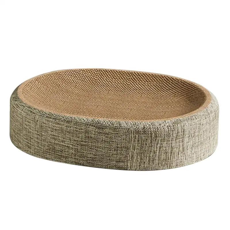 FELINELUX – Sisal Cat Bed Oval Shape for Scratching Comfort and Rest 5