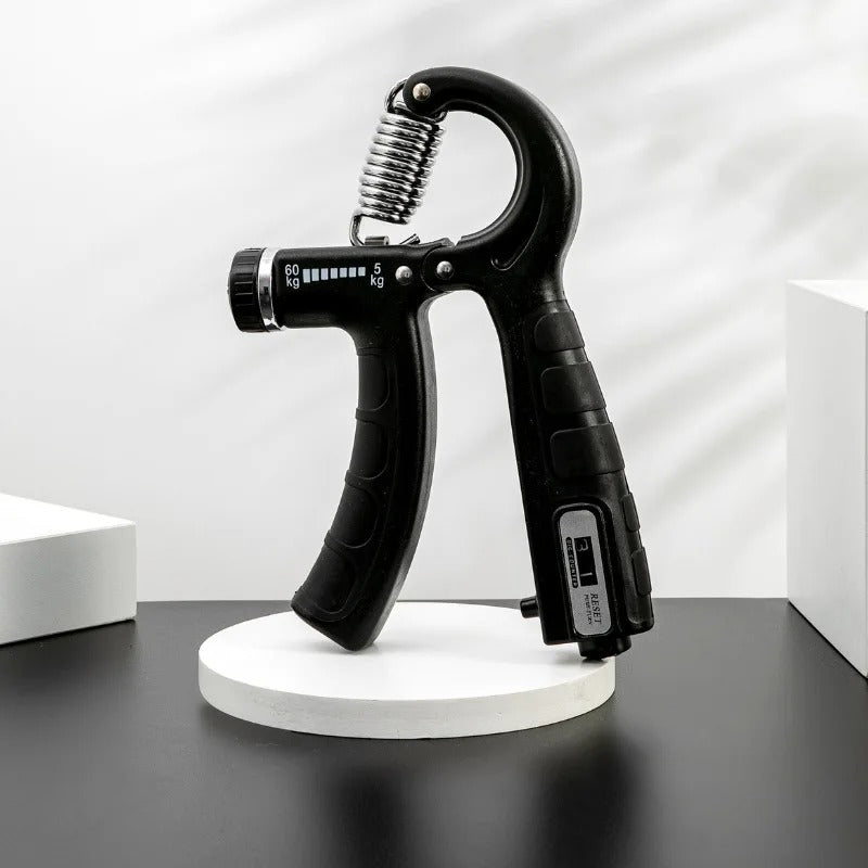 Entrenador de Mano Ajustable Gripmaster – Juego de 2 – Resistencia de 5–60kg para Fuerza de Agarre, Flexibilidad de Dedos y Entrenamiento de Antebrazos