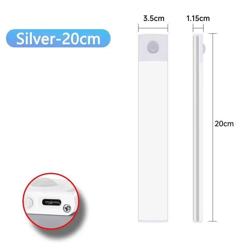 Rechargeable LED Cabinet Light with Motion Sensor & Adjustable Brightness 11