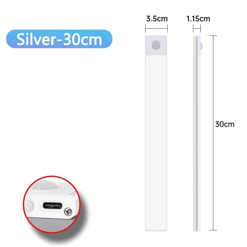Rechargeable LED Cabinet Light with Motion Sensor & Adjustable Brightness 12