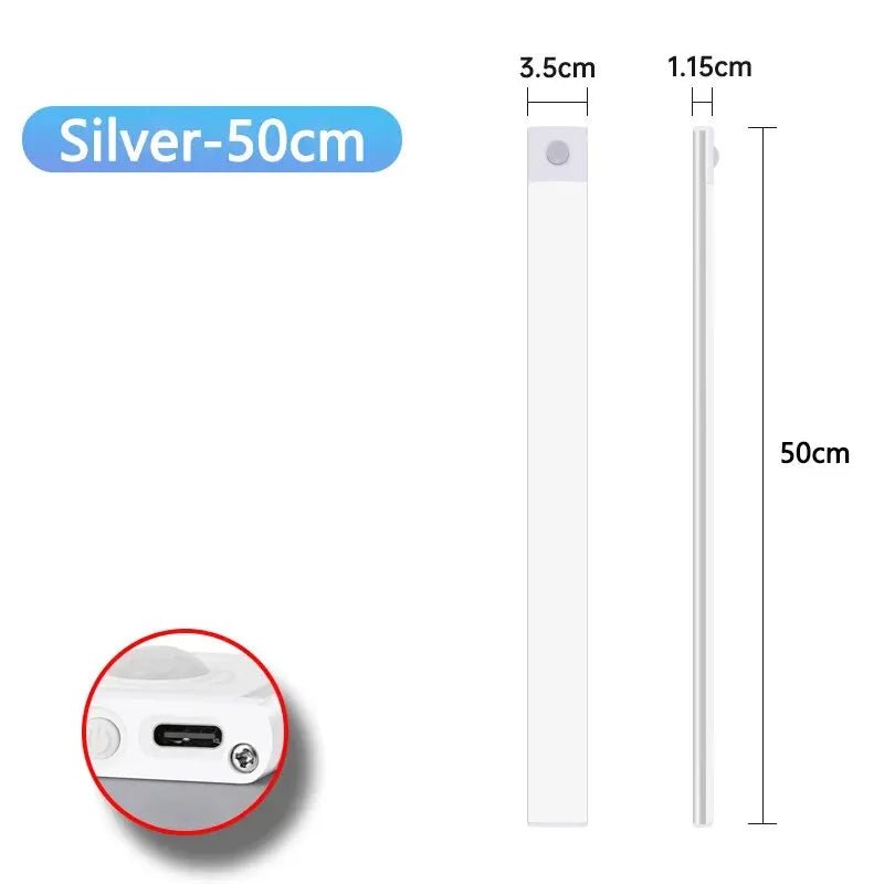 Rechargeable LED Cabinet Light with Motion Sensor & Adjustable Brightness 14