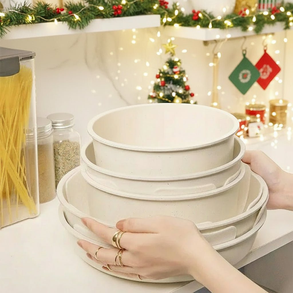 NONTACK CERAMIC – 21 piece non-stick cookware set with sensor handles 1