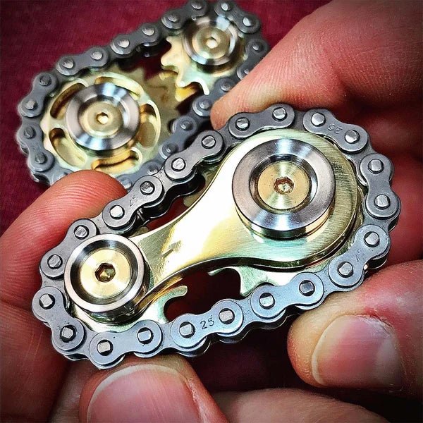 Variant image for Chain Fidget Spinner - Portable Stress Relief Toy with Soothing Sound, Compact Design, Stainless Steel, Available in Multiple Colors-2