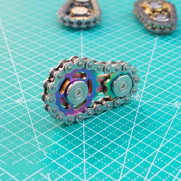 Variant image for Chain Fidget Spinner - Portable Stress Relief Toy with Soothing Sound, Compact Design, Stainless Steel, Available in Multiple Colors-4