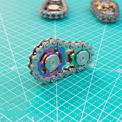 Variant image for Chain Fidget Spinner - Portable Stress Relief Toy with Soothing Sound, Compact Design, Stainless Steel, Available in Multiple Colors-4