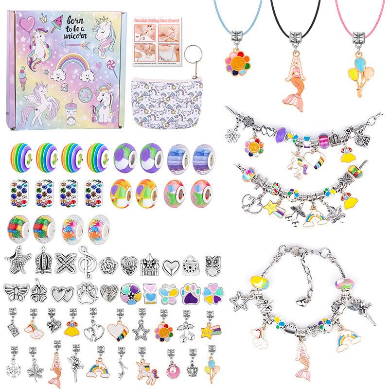 CHARMELLA – Sparkly Girls Charm Bracelet Making Kit for Creative Fun