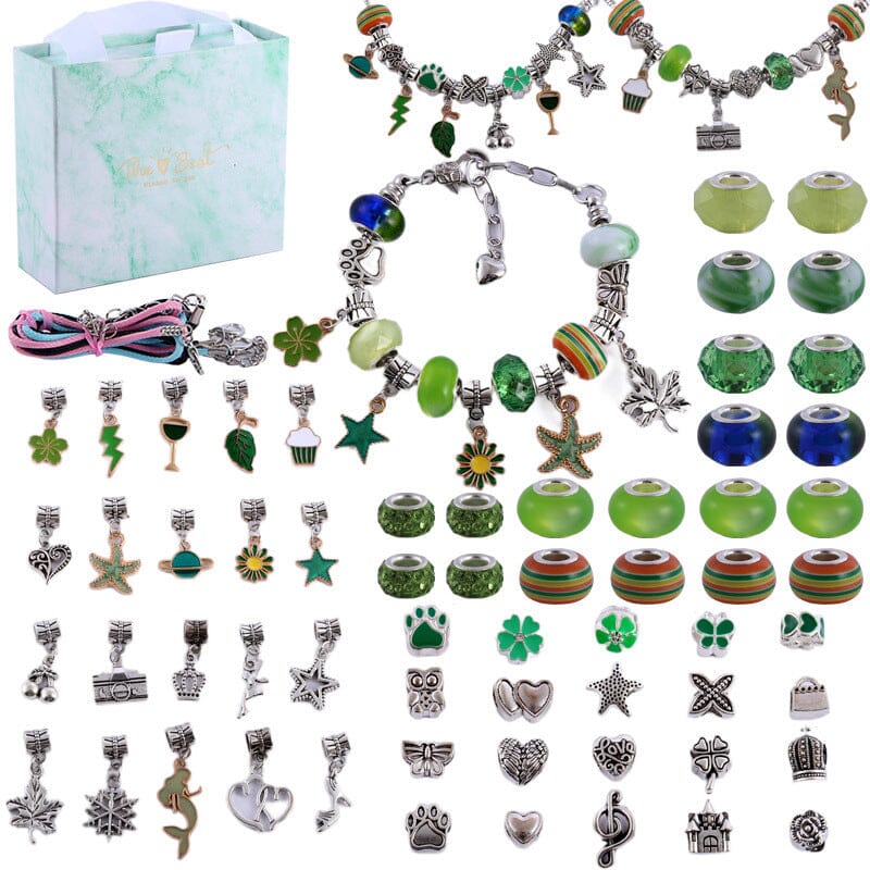 CHARMELLA – Sparkly Girls Charm Bracelet Making Kit for Creative Fun