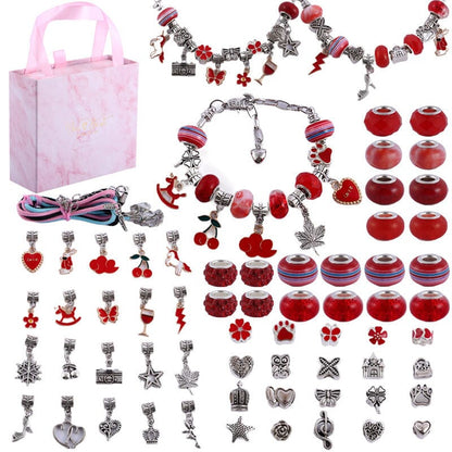 CHARMELLA – Sparkly Girls Charm Bracelet Making Kit for Creative Fun