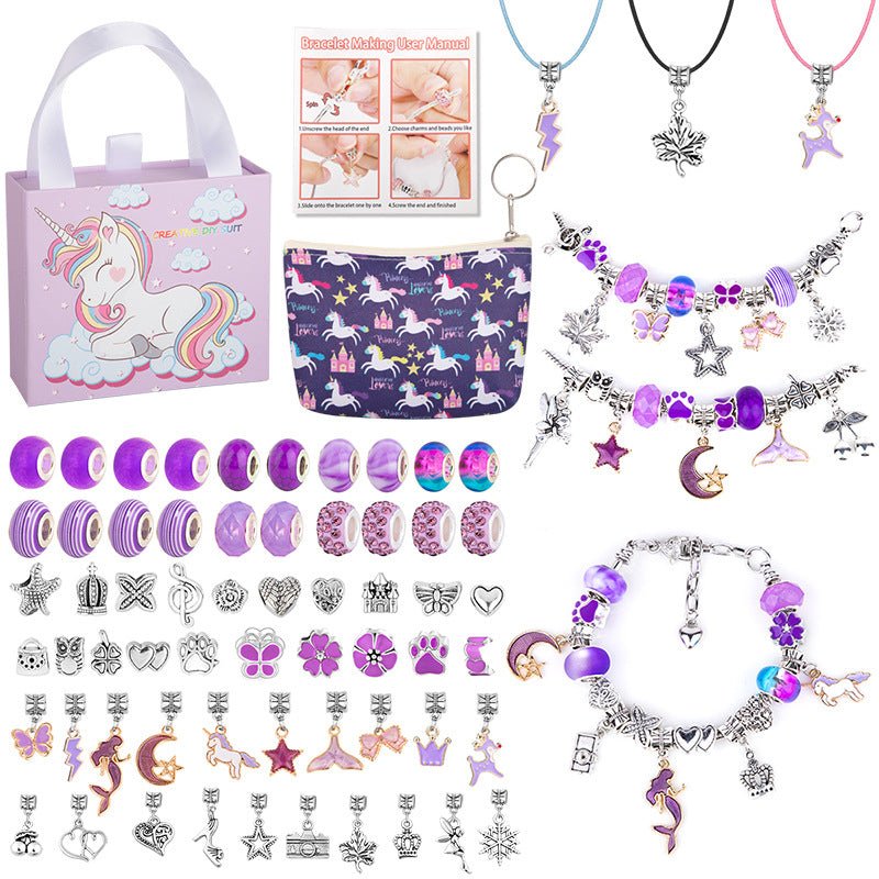 CHARMELLA – Sparkly Girls Charm Bracelet Making Kit for Creative Fun