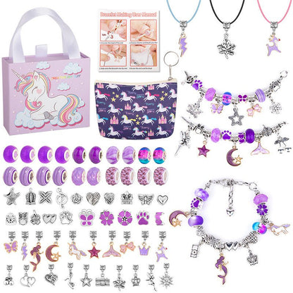 CHARMELLA – Sparkly Girls Charm Bracelet Making Kit for Creative Fun
