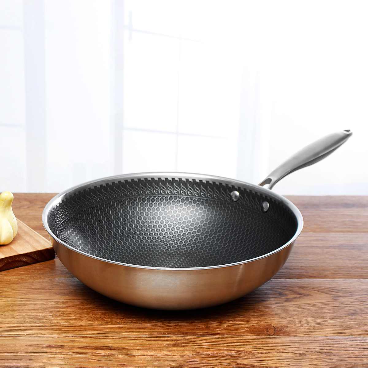 Chefcraft Pan - stainless steel non -stick frying pan for effortless cooking 3