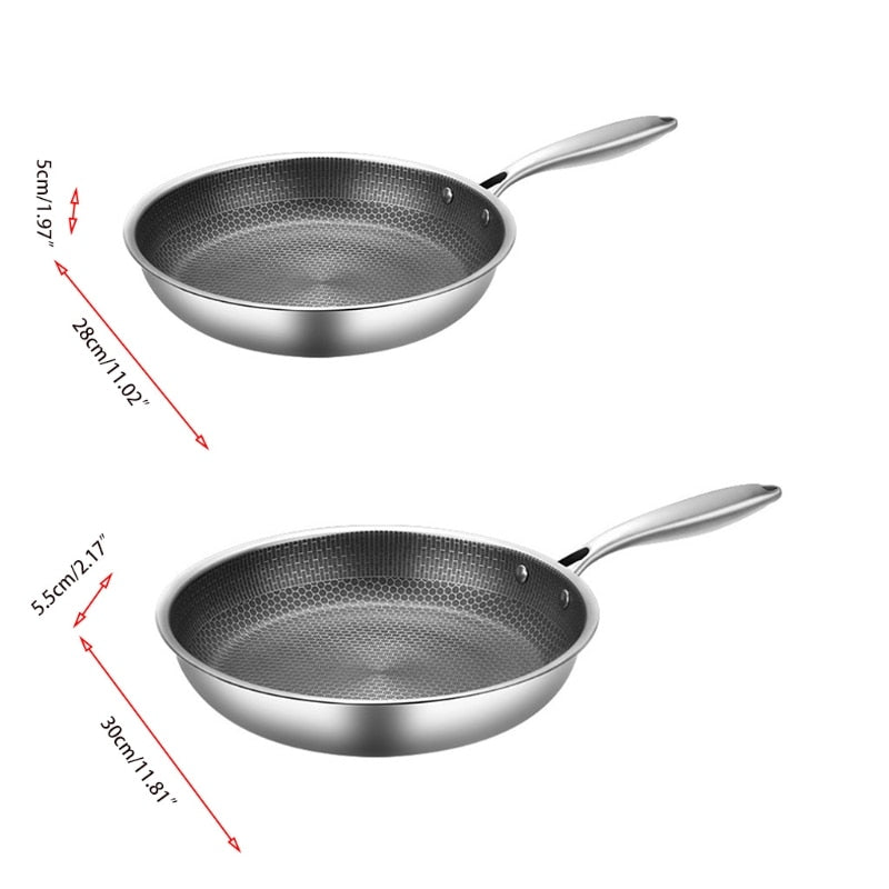 Chefcraft Pan - stainless steel non -stick frying pan for effortless cooking 8