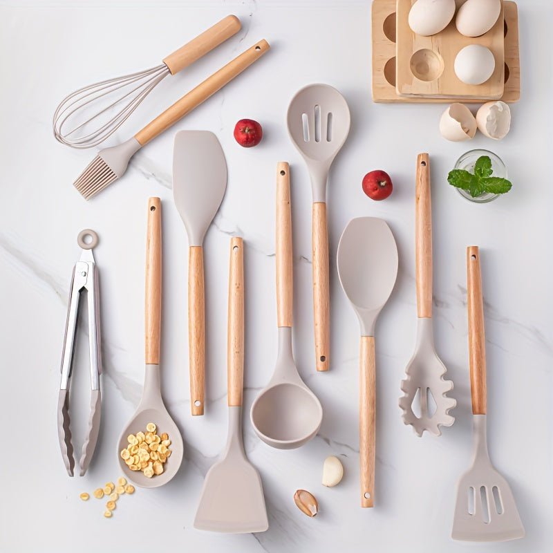  Silicone kitchen utensils set - heat -resistant & stylish for every kitchen-3